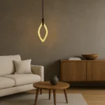 Şüşə və kəmər materiallı asma işıq MD8305 - Image 3