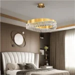 Şüşə daşlı qızılı çilçıraq TH450 - Image 2