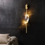 Qızılı detallı divar işığı 9057 - Image 3