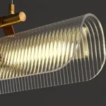 Metal, akril çilçıraq  - MD7420 bronz - Image 8