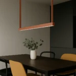 Kəmər materiallı masaüstü çilçıraq D8304 - Image 2