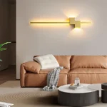 Minimalist qızılı divar işığı 9137 - Image 3