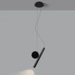 Qara modern asma işıq 8974 - Image 2