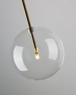 Təkli asma işıq, modern şüşəli model 9031 - Image 5