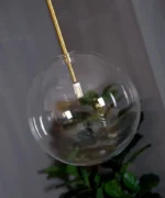 Təkli asma işıq, modern şüşəli model 9031 - Image 2