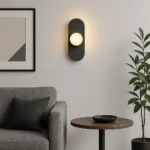 Şüşə materiallı tək şarlı divar işığı W1126 - Image 4