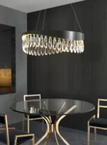 Şüşə  daşlı gümüşü çilçıraq TH450 - Image 2