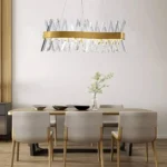 Qızılı detallı kristal masaüstü çilçıraq TH274 - Image 4
