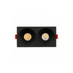 İkili led spot qara rəngli GES-2
