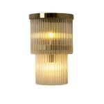 Şüşəli divar işığı, bronz 621
