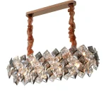 Kristal material masaüstü çilçıraq 525-900