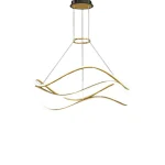 Led işıqlı qızılı rəng çilçıraq 1937