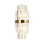 Kristal divar işığı, bronz 610