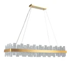 Qızılı detallı masaüstü şüşə çilçıraq TH491-L1000