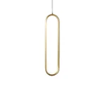 Led işıqlı qızılı minimalist asma işıq 1176