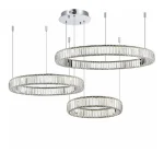 Kristal daşlı gümüşü çilçıraq TH372