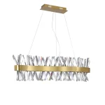 Qızılı detallı kristal masaüstü çilçıraq TH274