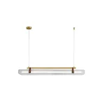 Metal, akril çilçıraq  - MD7420 bronz