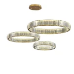 Kristal daşlı qızılı çilçıraq TH372