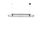 Metal, akril çilçıraq - MD7420 qara
