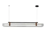 Metal, akril çilçıraq - MD7420 qara